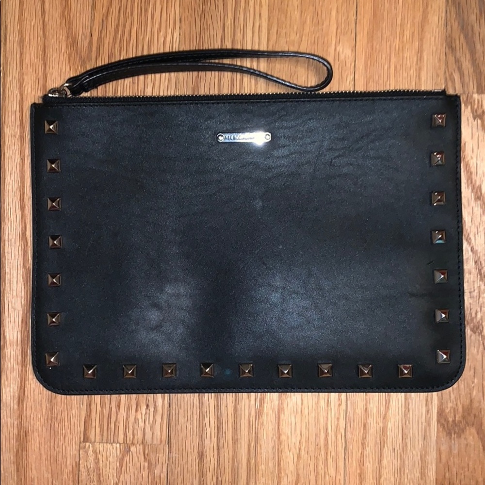 Rebecca Minkoff Leather Studded Wristlet / Clutch